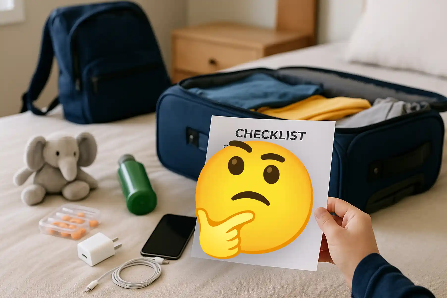 La check-list que 9 parents sur 10 oublient avant un départ en vacances