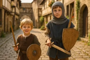 Lire la suite à propos de l’article Le village médiéval où vos enfants peuvent devenir chevaliers le temps d’un week-end
