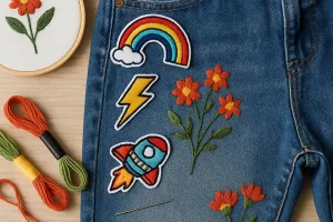 Lire la suite à propos de l’article Surcyclage, broderie, patchs : la mode DIY qui remplace les marques en 2025