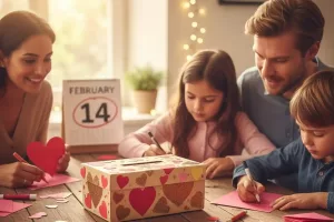 Lire la suite à propos de l’article Créer une boîte à mots doux familiale où chacun glisse un compliment par jour jusqu&rsquo;au 14 février.